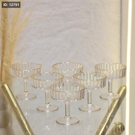 طقم كاسات جلي