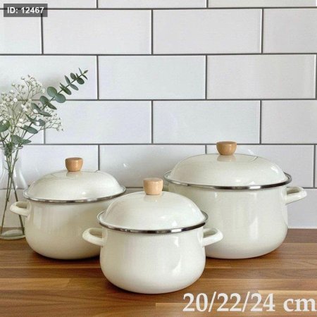 طقم/3 طناجر16/18/20سم