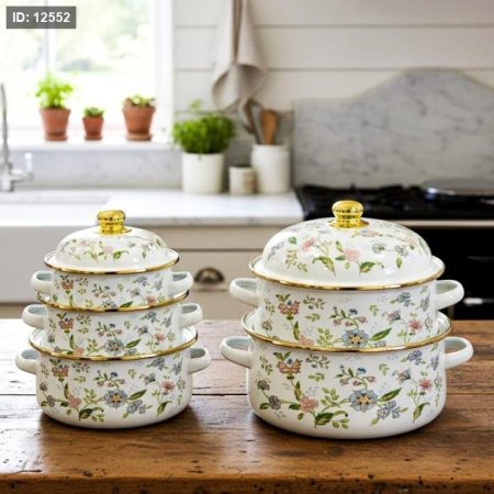 طقم/5 طناجر زينكو 16/18/20/22/24سم